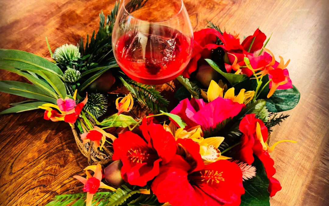 【8月のリースとフラワーカクテル】